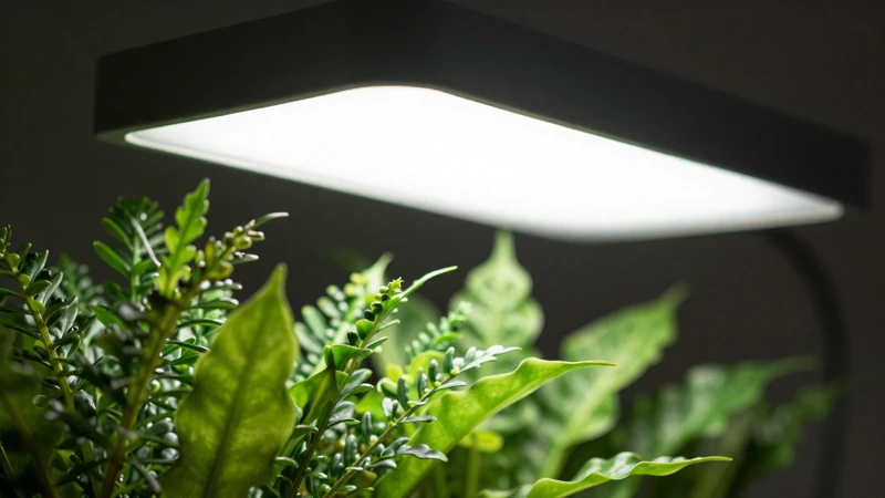 Luz led terrario