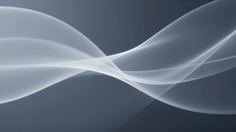 Visualización abstracta del flujo arquitectónico suave
