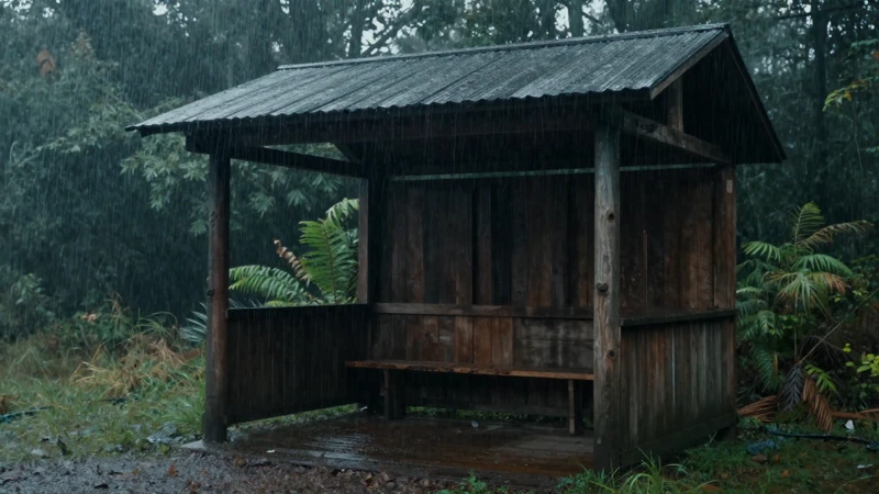 Refugio húmedo y atmosférico de supervivencia