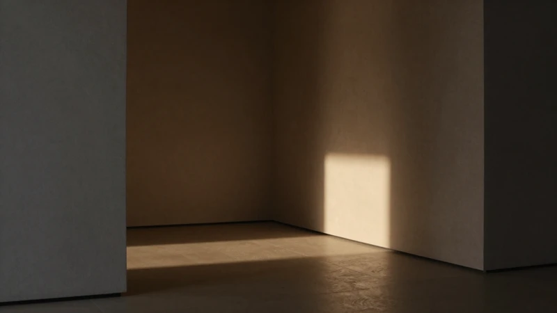 Diseño interior con sombras cinematográficas