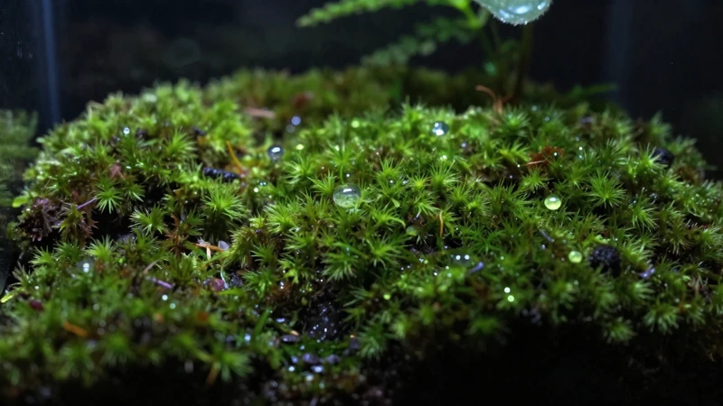 Terrario luminoso con sombras nocturnas