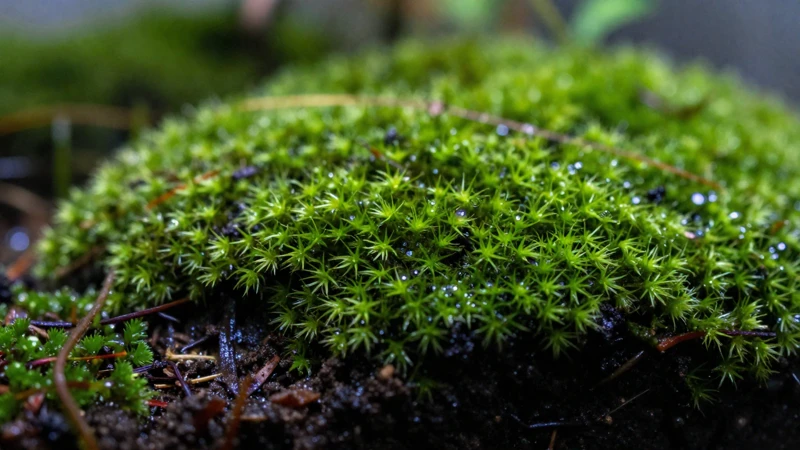Bosque verde con luz natural suave