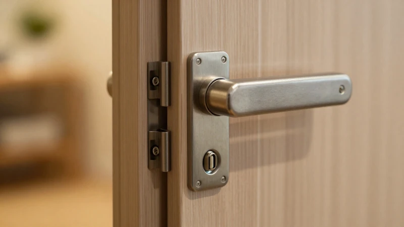 Detalle de la cerradura y seguridad