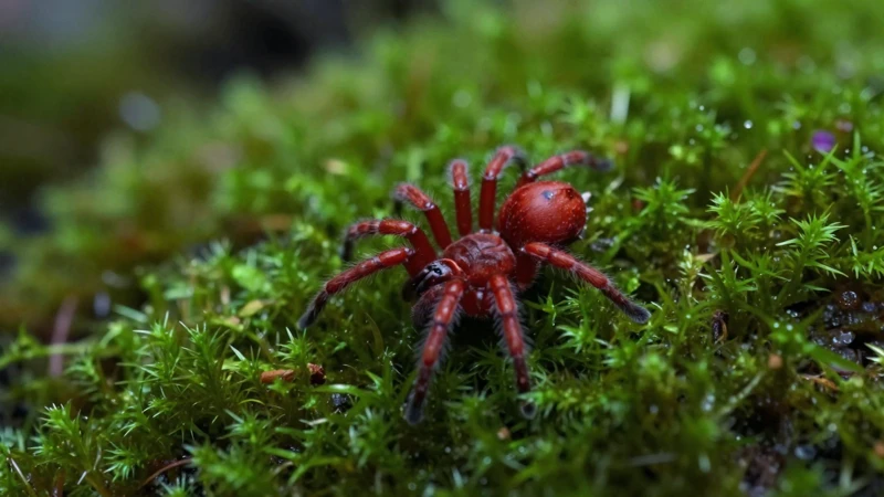 Terrario macro con detalles cinemáticos