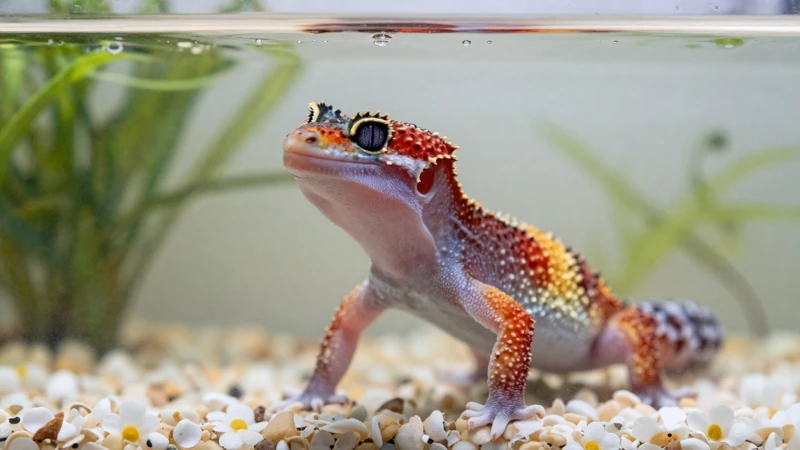 Foto macro de pez en acuario