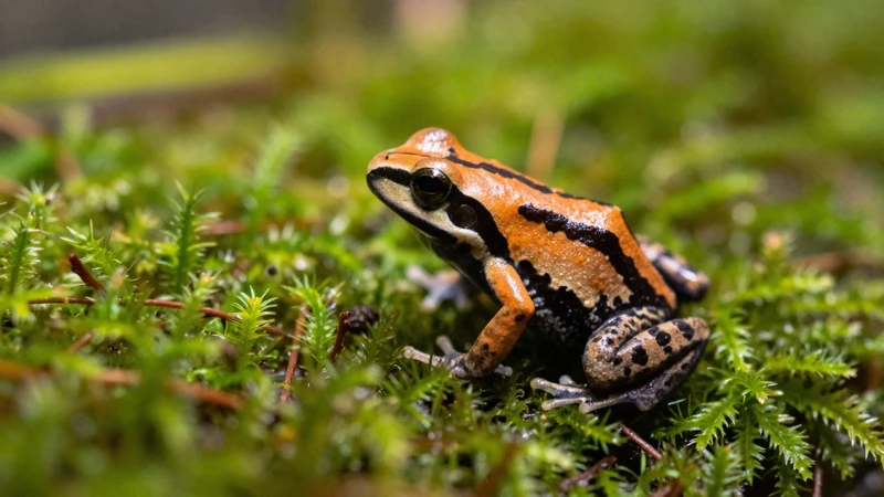 Terrario de musgo verde con luz cálida